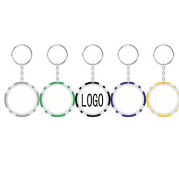 Poker Chip Keychains