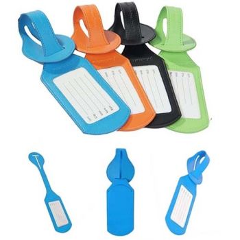 Soft PU Custom Luggage Tag Holders