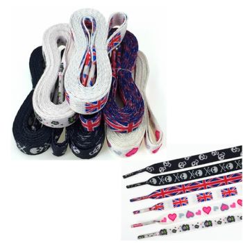 Full Color Dye Sublimation Shoelaces