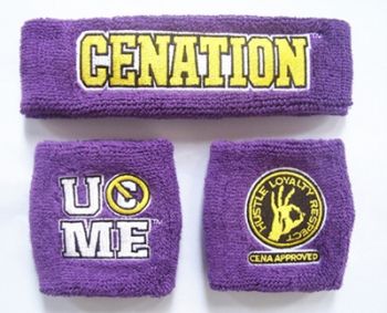 Terry Cotton Headband and Wristband Set