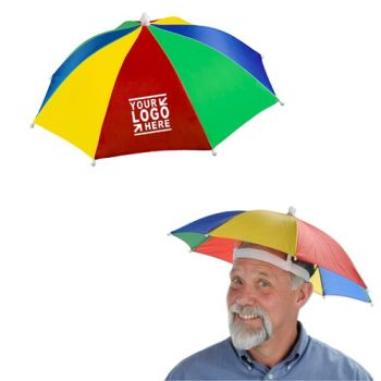 Rainbow Umbrella Hat