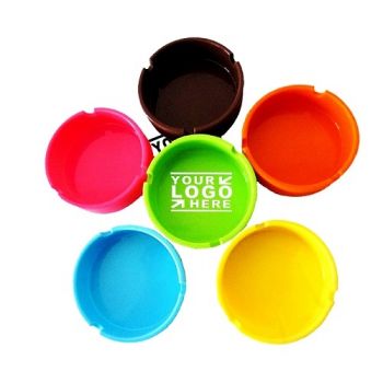 Custom Round Silicone Ashtray