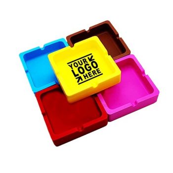 Square Silicone Ashtray