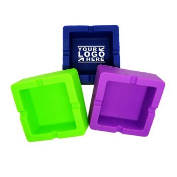 Custom Square Silicone Ashtray