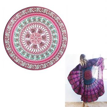 Polyester Round Beach Towel