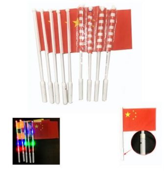 Mini Country Flag with LED Stick