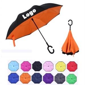 C Handle Inverted Reverse Umbrella