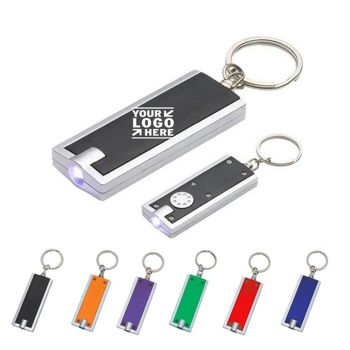 Rectangle Keyring LED Portable Flashlight