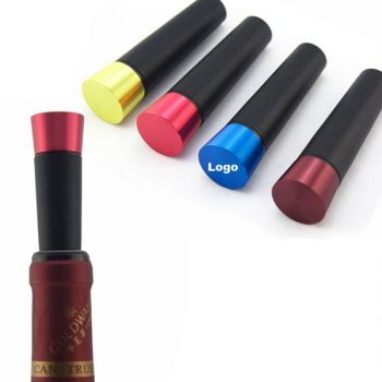 Aluminum Pump Vacuum Bottle Wine Stopper