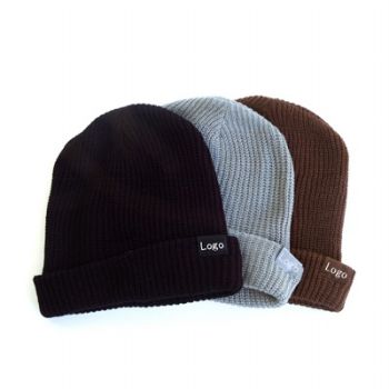 Acrylic Warm Knit Hat For Men